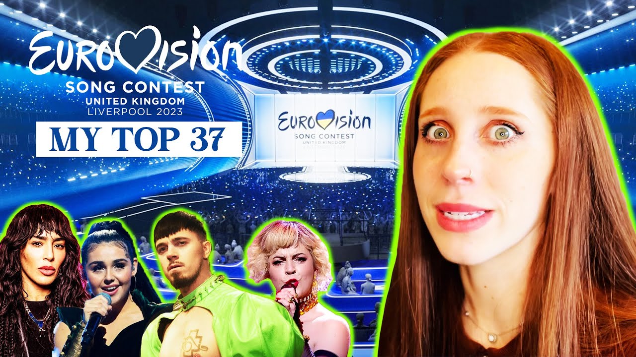 LET'S REACT TO EUROVISION 2023 // MY TOP 37 & TOP 10 (SO FAR)