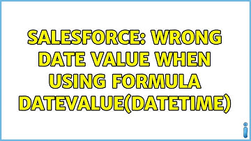 Salesforce: Wrong Date value when using formula DATEVALUE(DateTime)