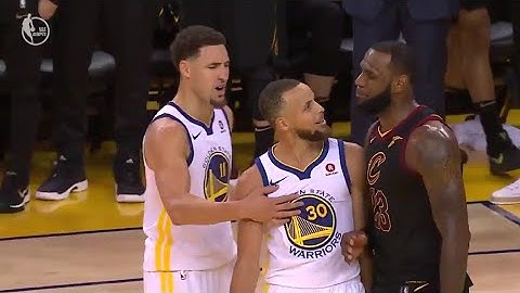 LeBron James & Stephen Curry trash talk 👀