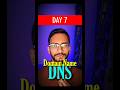 Day 7 | Domain Names &amp; DNS Explained in Hindi | Cybersecurity Basics Series #shorts #DNS