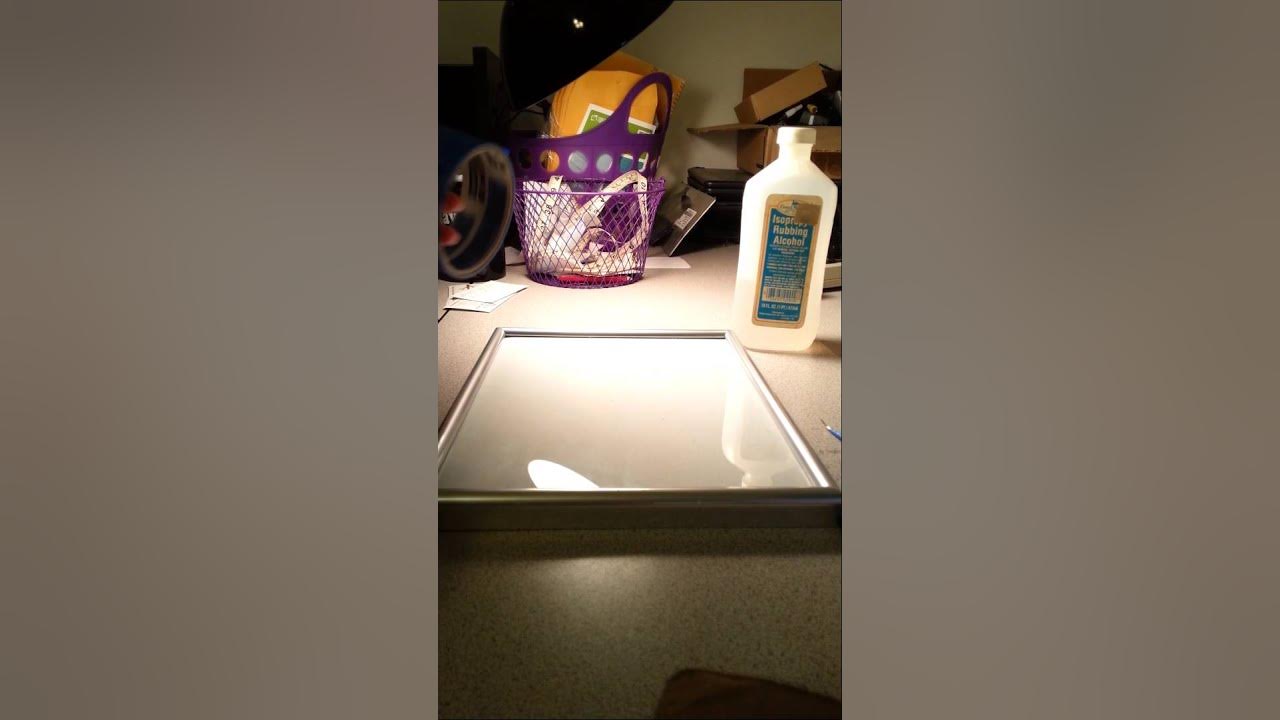 Silhouette Cameo How to Put Vinyl on Glass Frame YouTube