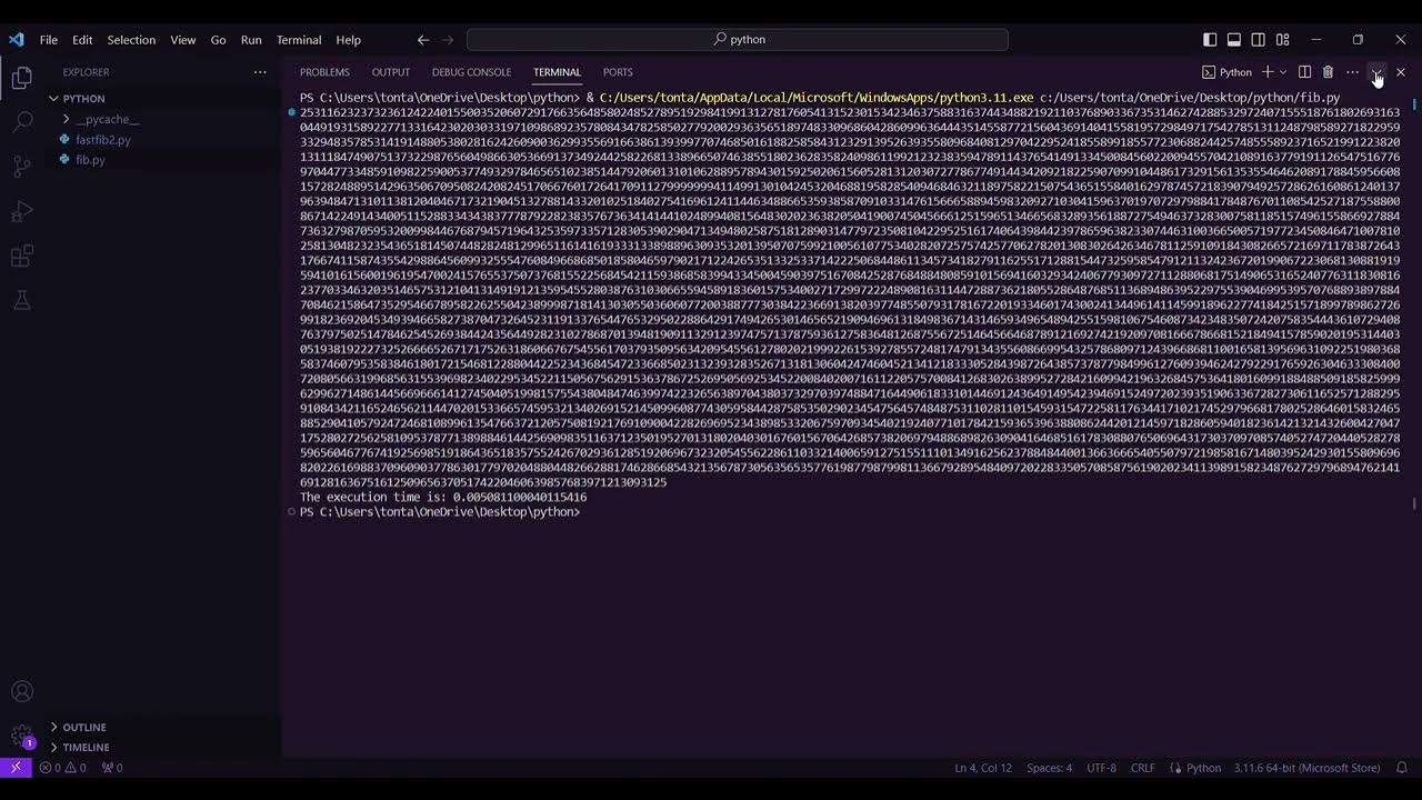 Fast & Simple Fibonacci algorithm - YouTube