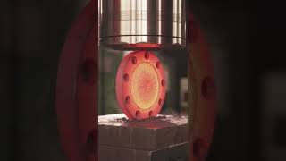 Red Hot Metal vs. Hydraulic Press: Epic Smashing! 🦾🌋