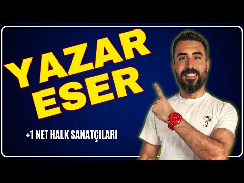 +1 NET HALK EDEBİYATI SANATÇILARI FULL + FULL TEKRAR / AYT Edebiyat 2024