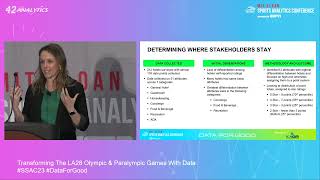 SSAC23: Transforming the LA28 Olympic &amp; Paralympic Games with Data