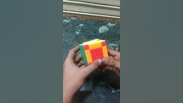 EASYEST 5X5 RUBIK CUBE PATTERN #SHORT #CUBEKINGPARTH #RUBIKCUBE