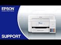 Epson EcoTank ET-4760 | Wireless Setup Using the Control Panel