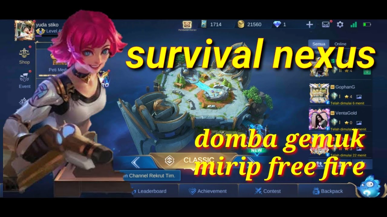 Bermain beatrix mode survival nexus | mobile legends | MLBB | beatrix