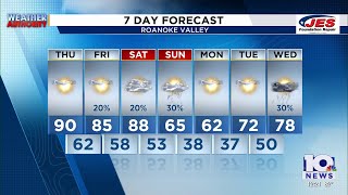 Southwest, Central Virginia Weather | Noon - April 16, 2026