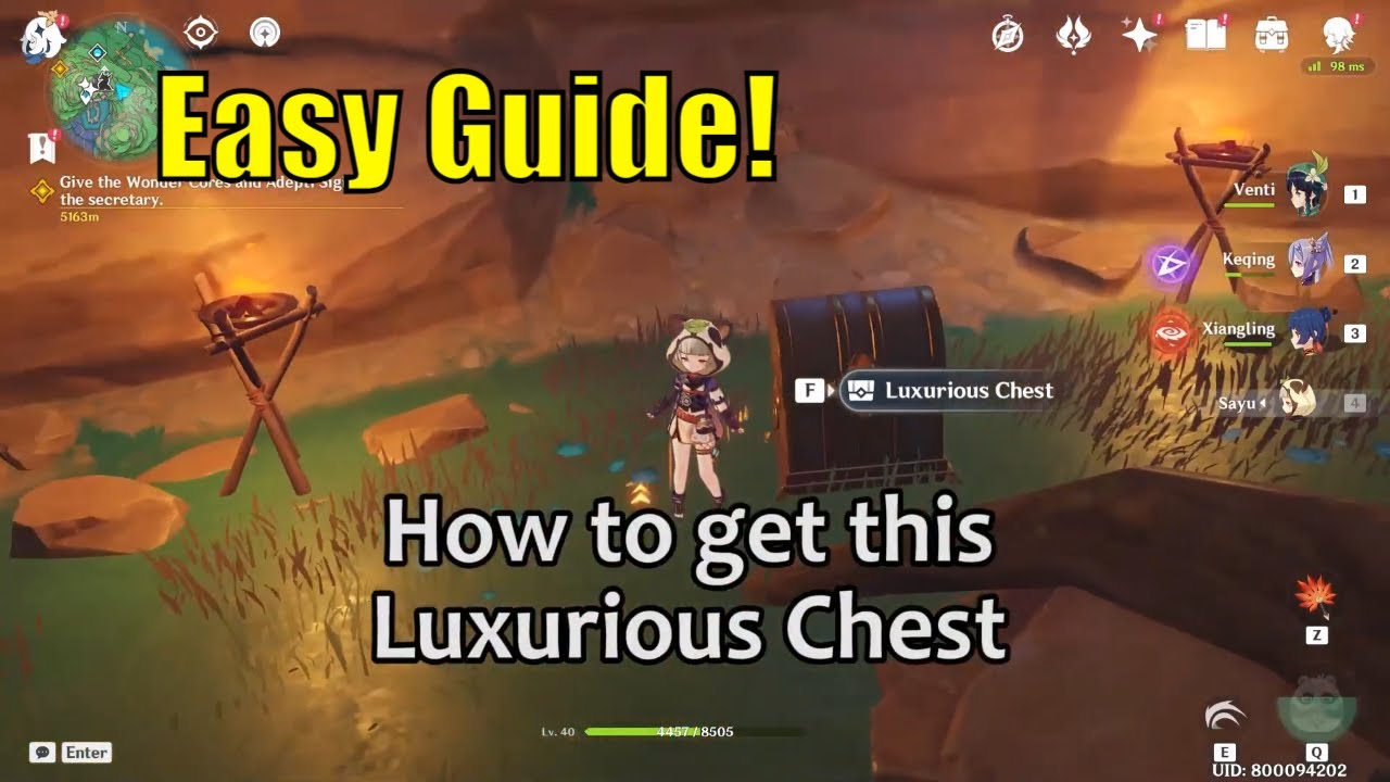 Hidden Luxurious Chest Inazuma Genshin Impact 2.4 (Narukami) Easy