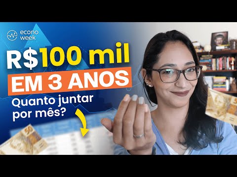 QUANTO INVESTIR para juntar R$100 MIL em 3 ANOS?