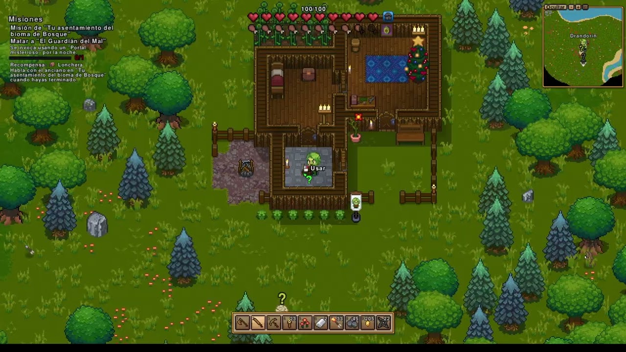 1) Guía Necesse: Reclutando el Primer NPC para la Colonia.