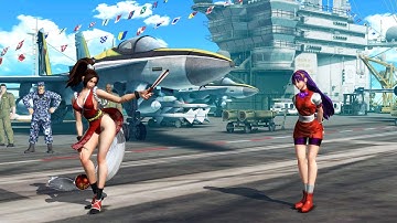 Mai Shiranui vs Athena Asamiya (AI Hardest) - The King of Fighters 14 4K Gameplay - KOF14