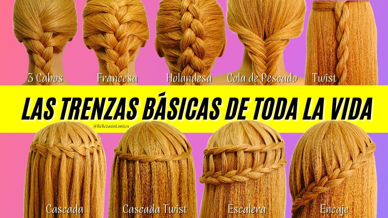 Como hacer trenzas de espiga