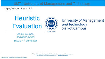 University of Management & Technology (UMT): Heuristic Evaluation based on Nielsen’s Principles