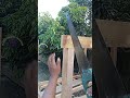 The process of nailing and cutting the ends of the Wood 👍 #carpenter #woodworking #furniture #diy