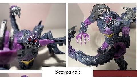 Transformers Rise of the Beasts Studio Series 107 Predacon Scorponok Deluxe action figure review