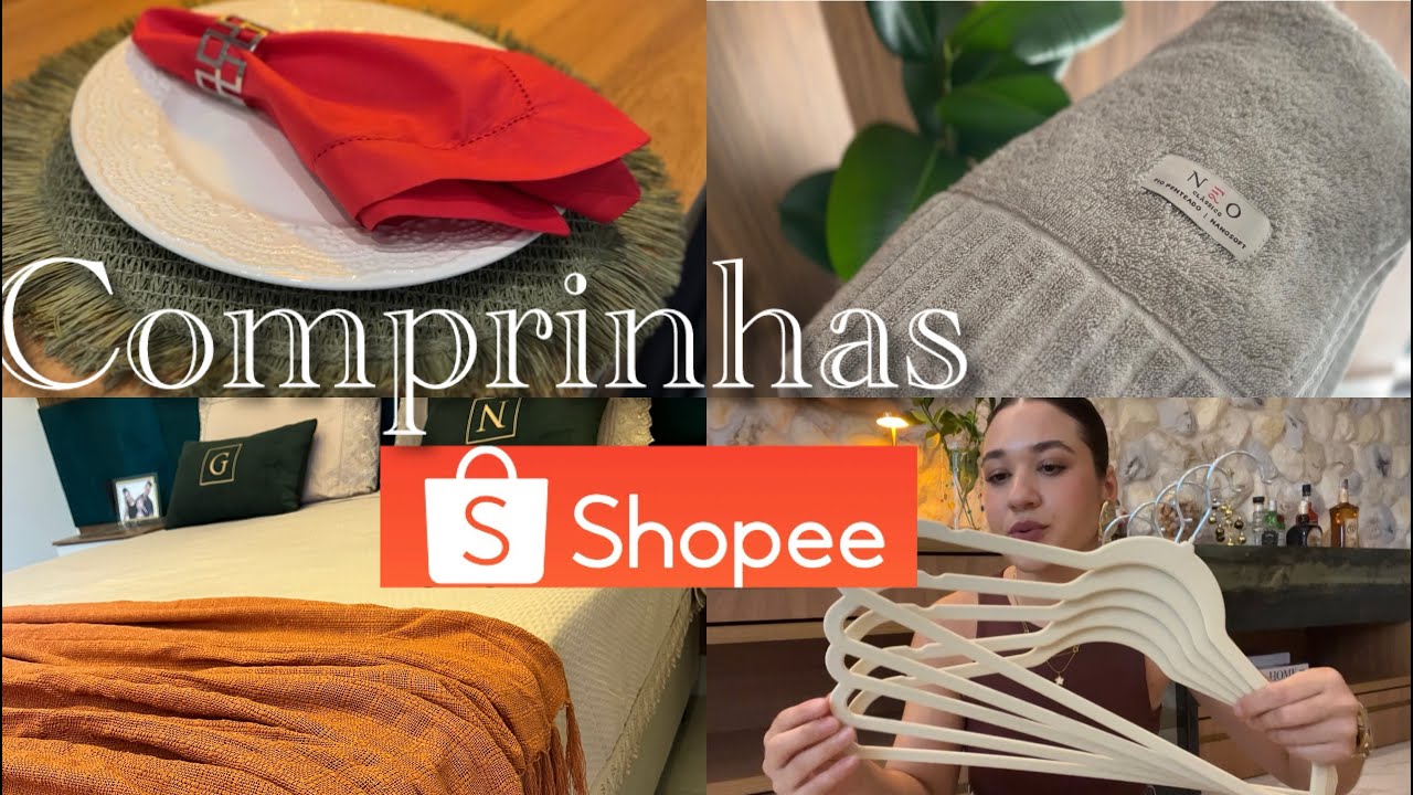 COMPRINHAS DA SHOPEE PARA CASA 🏡 MESA POSTA, DECORAÇÃO | NAIANA SANTANA