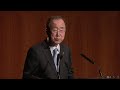 Climate Change and Global Governance: Ban Ki-moon on the UN Sustainable Development Goals