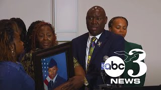 Ben Crump press conference on deadly officer-involved shooting of Air Force Airman in Florida