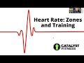 Heart rate zones and training the catalyst method