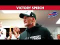 Sean McDermott Celebrates Bills' Win Over Chiefs 🏈