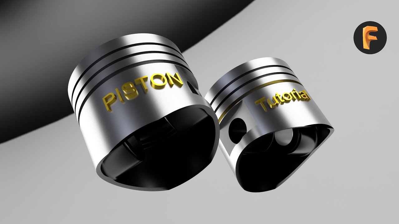 FUSION 360 PISTON MODELLING TUTORIAL LIVE DEMONSTRATION YouTube