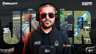 🔴BGMI WITH FUNNY SINGH + GTA V ROLEPLAY