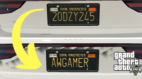 GET CUSTOM LICENSE PLATES IN GTA 5 ONLINE #gta5 #customplates #tutotial