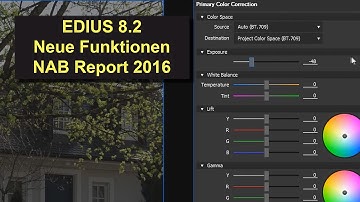 Neue Funktionen in EDIUS 8.2 - NAB-Show Report 2016