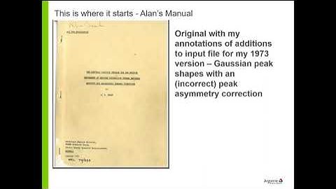 Bob Von Dreele: Rietveld refinement in GSAS-II