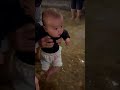 初めての足湯ドキドキ🤣💕 First footbath pounding🤣💓 #shorts #赤ちゃん #baby #生後5ヶ月