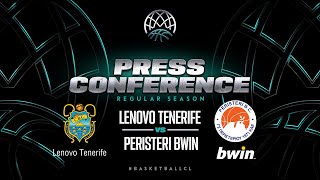 Lenovo Tenerife v Peristeri bwin - Press Conference