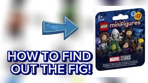 How to know what Minifigure is in the Box | Lego Marvel Series