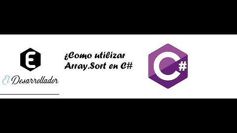 Como utilizar Array.Sort en C#