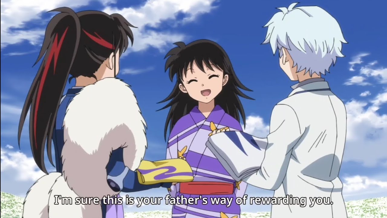 Yashahime: Princess Half-Demon  Sesshomaru, Rin & Jaken in a