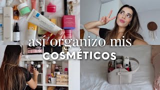 CÓMO ORGANIZO MIS COSMÉTICOS ✨ limpieza y organización | Museecoco