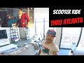 Scooter Ride Thru Atlanta | On The Set Of The Movie Shazam