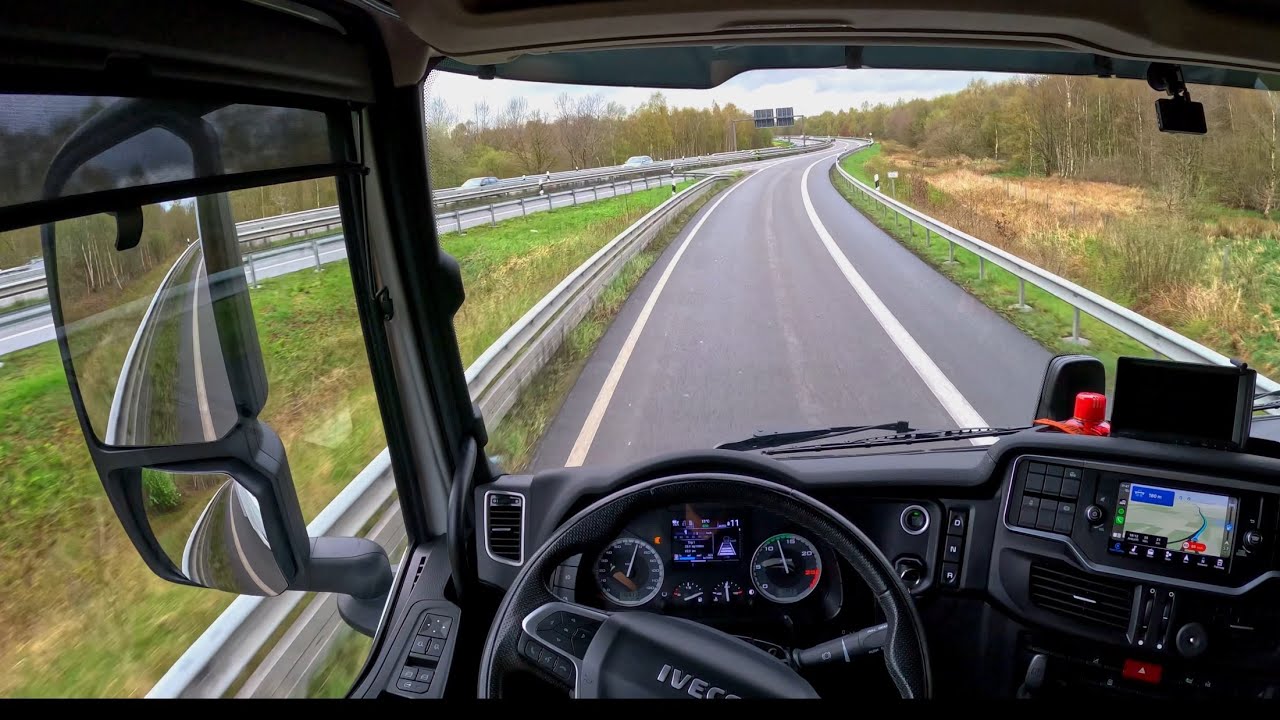 POV TRUCK DRIVING IVECO SWAY GERMANY 🇩🇪