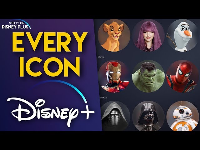 300 Fun Disney Plus Icons
