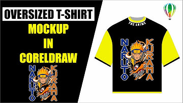 How to Create an Oversized T-Shirt Mockup in CorelDRAW – Step-by-Step Tutorial