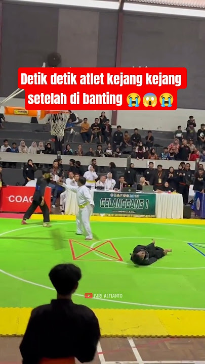 Viral 2025‼️ Detik detik atlet kejang kejang saat di banting 😱😱#pencaksilat #shorts