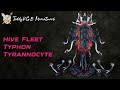 How to Paint Tyranid Hive Fleet Typhon Tyrannocyte - Including. Basing