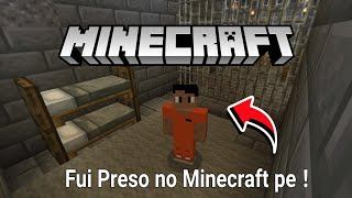 Mostrando o Mapa de Fuga da Prisão no Minecraft pe