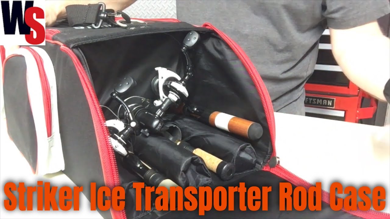 Striker Ice Transporter Ice Fishing Rod Case and Backpack 6 Month