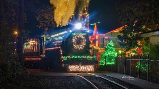 Dollywood Express Train Ride 2021 Nighttime | Smoky Mountain Christmas News