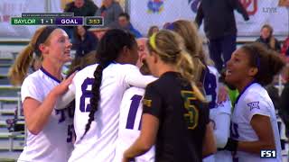 Big 12 Championship Match - Baylor vs TCU Soccer Highlights