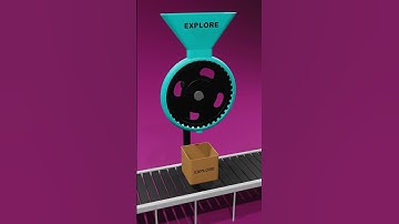 Automatic Sorting & Counting Packaging Line | 3D Animation | EXPLORE