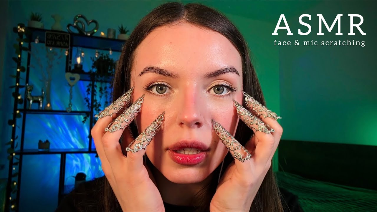Sleep-Inducing Face & Mic Scratching | No Talking ASMR✨✨✨