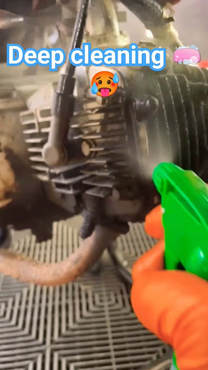 bike engine cleaning 🧼🥵# #automobile #viralvideo #shorts #ytshorts #experiment #motivational #funny